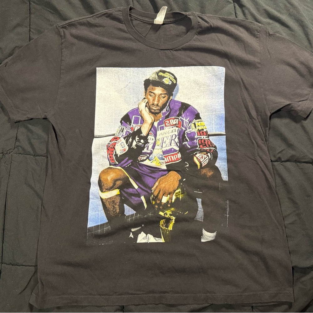 Black Kobe Bryant Graphic T-Shirt